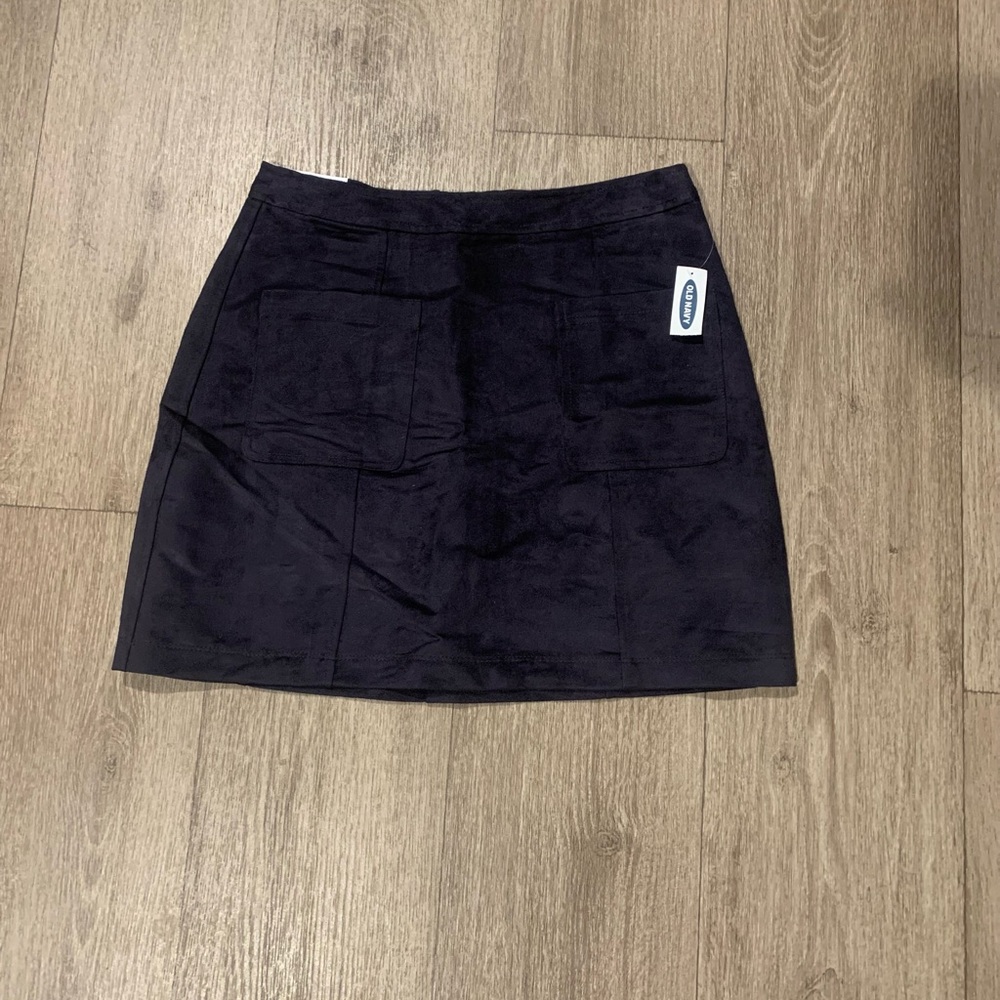 Madewell black Suede Pocket Mini Skirt - Picture 1 of 4